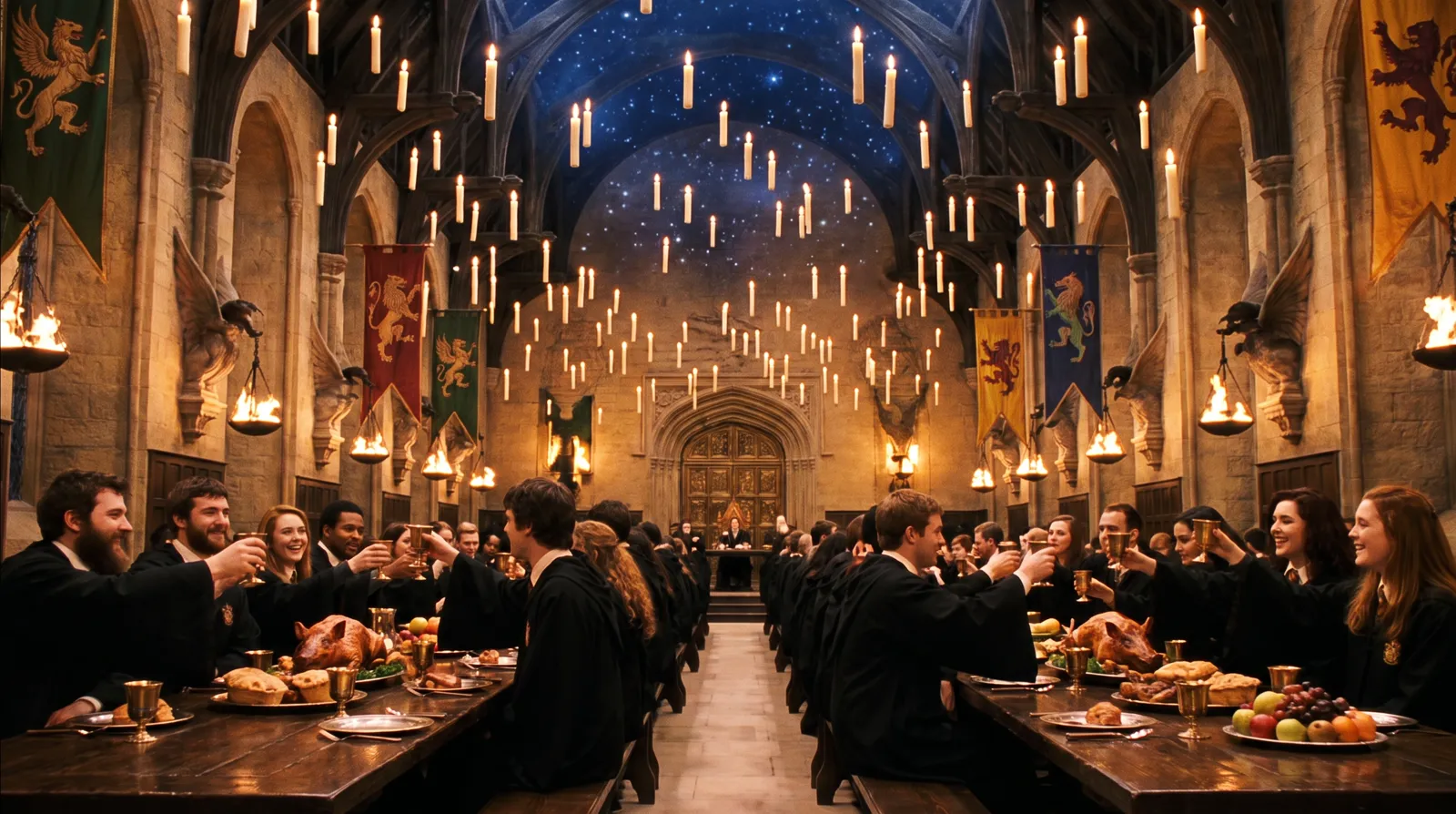 La grande salle en fête